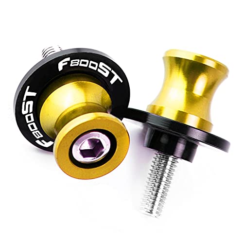 Spools Moto 8mm Gold pour BMW F800ST Évitez les Rayures de Bras Oscillant