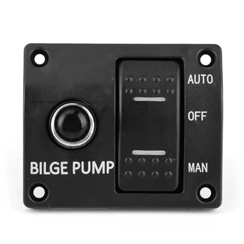 Interrupteur de commande de pompe de cale panneau automatique 3 voies 2 pièces - 2