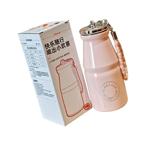 �r�[�Y�X�g���b�v�t���|�[�^�u�����@�r�X�e�����X�|�f�M�� | Milk Bottle Cup for Coffee Tea Juices Container Tiny Warm Flask