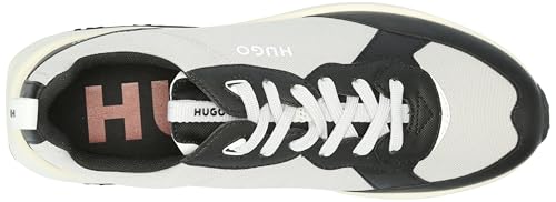 Image of Hugo Men's Logo Tape Canvas Mix Sneaker