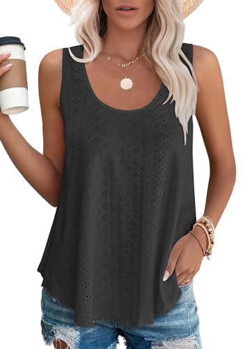 SENBATU Top de Verano para Mujer, Camiseta sin Mangas, Blusa Holgada de Moda de Verano, Talla XL 46-48