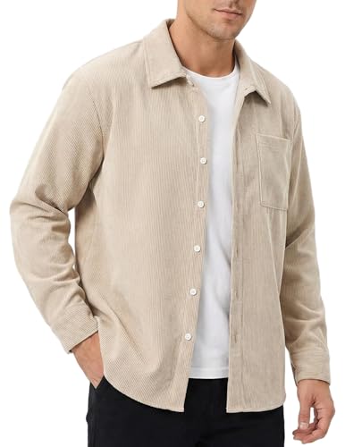Image of ZAFUL Men's Shacket Aztec Print Shirt Jacket Flannel Button Up Turndown Collar Overshirt Chest Pocket Button Flap Thick Shirt