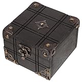 Portagioielli retrò: con la giusta capacità, la scatola vintage in legno può essere utilizzata per riporre non solo gioielli, ma anche altri oggetti vari di cui hai bisogno, piccolo scrigno del