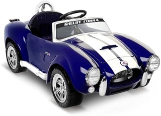 Kid Motorz 6V Shelby Cobra One Seater Ride On, Blue
