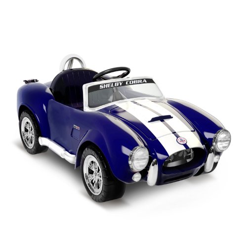 Kid Motorz 6V Shelby Cobra One Seater Ride On, Blue