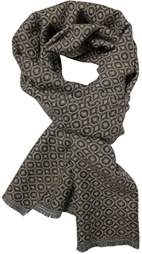 Écharpe en laine jacquard Rotfuchs idéale pour vos balades d'hiver et trajets quotidiens