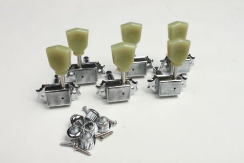 Chrome 3x3 die-cast tuning keys LP Style