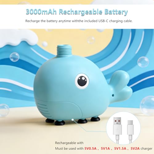 Image of Water Table Pump(Huge Water Output), 3 Spray Modes, 4 Hours Non-Stop Fun IPX7 Waterproof, Outdoor Water Toys Outside Water Play Table Accessories for Kids Toddlers, Blue