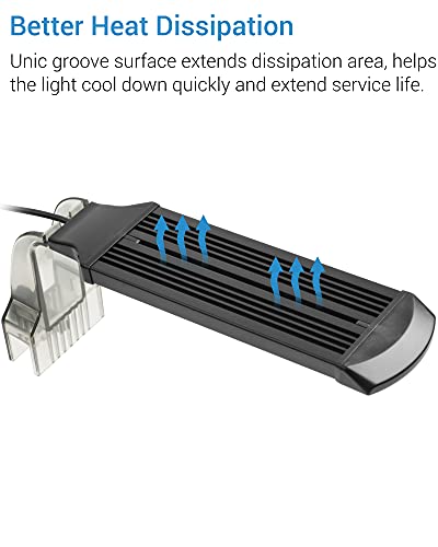 NICREW Clip on Aquarium Light, Fish Tank Light with White, Blue and Red LEDs, Planted Aquarium Light for Nano Tank, 2… - Image 4