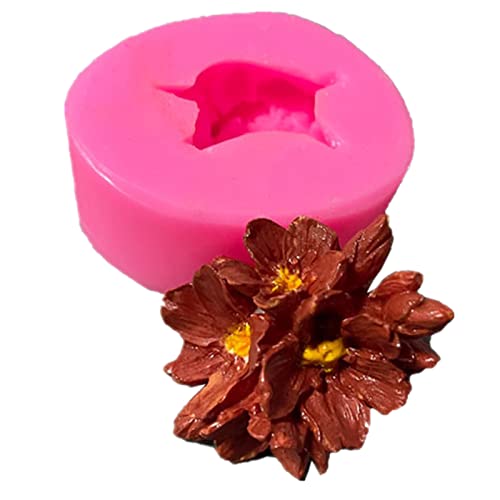 Plum Bossom Flower Silicone Soap Mold Candle Mold Fondant Chocolate Candy Cake Decorating Mould Resin Clay Baking Pastry Tools #TOP3