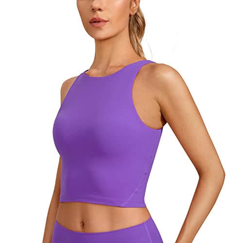 Image of CRZ YOGA Womens U Back Sports Bras | Light Support, Removable Pads, Yoga, Extremely Soft, U Back, Wide Straps, for Women