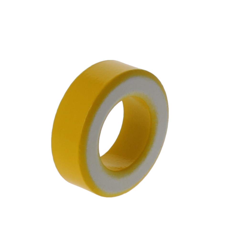 Heyiarbeit 33 x 20 x 11mm Power Transformer Ferrite Toroid Cores Yellow 37 Pcs