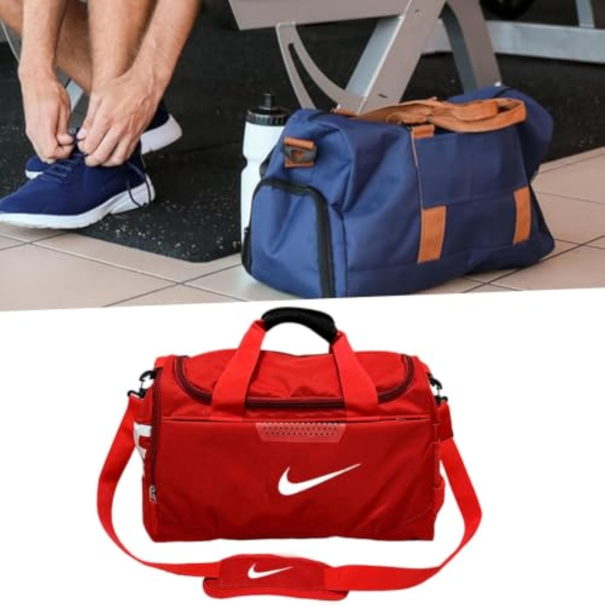 Water Resistant Sports Gym Bag