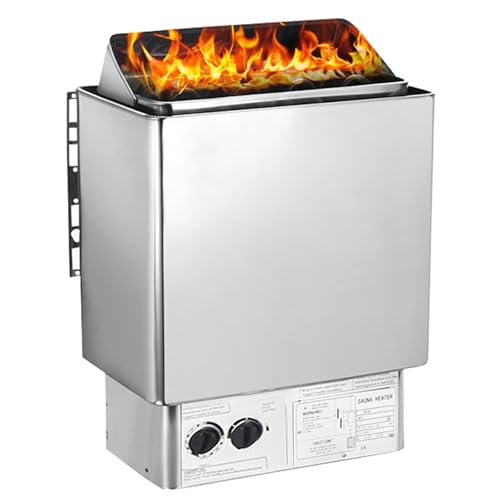 Calentador De Sauna 6KW/8KW/9KW Generador De Vapor De Sauna Calentador De Sauna Estufa De Leña Portátil para Sauna Seca para Apartamentos De Piscina Interior En Hoteles De Sauna,6kw