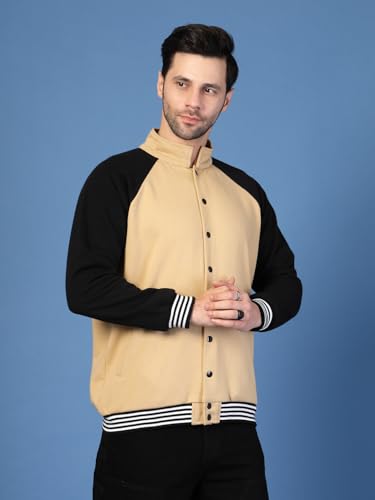 Image of Rigo Varsity Jacket for Men | Streetwear Varsity Jacket | Puff Print Varsity Jacket | Oversized Varsity Jacket for Men