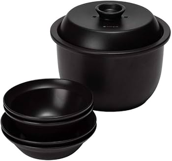 【新品】スノーピーク 土鍋｜土鍋膳 + 長柄しゃもじ セット Amazon | スノーピーク(snow peak) 土鍋膳 ブラック CS-580