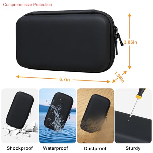 Image of Elonbo Diabetic Supplies Travel Case for Glucose Meter Diabetes Testing Kit | Portable Diabetes Testing Kit Storage Organizer Bag, Glucose Meter Insulin Pen Carrying Case for Test Strips Lancets, Black