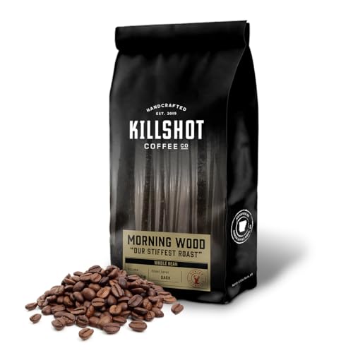 Killshot Coffee Whole Bean - Bolsa de 12 oz, Tostado Oscuro