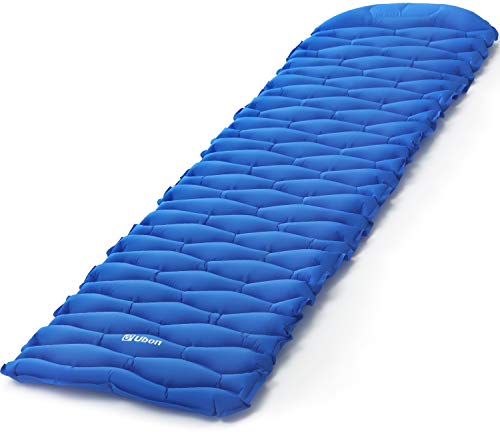 Ubon Colchón Autoinflable Colchoneta para Dormir con Almohada Colchoneta Ultraligera para Mochileros Senderismo