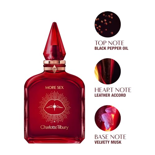 Charlotte Tilbury More Sex Eau De Parfum - Pheromone Enhancing Sandalwood Perfume with Naturally-Derived Oils - Long-Lasting Scent with Notes of Black Pepper, Velvety Musk & Ambery Wood - Image 3