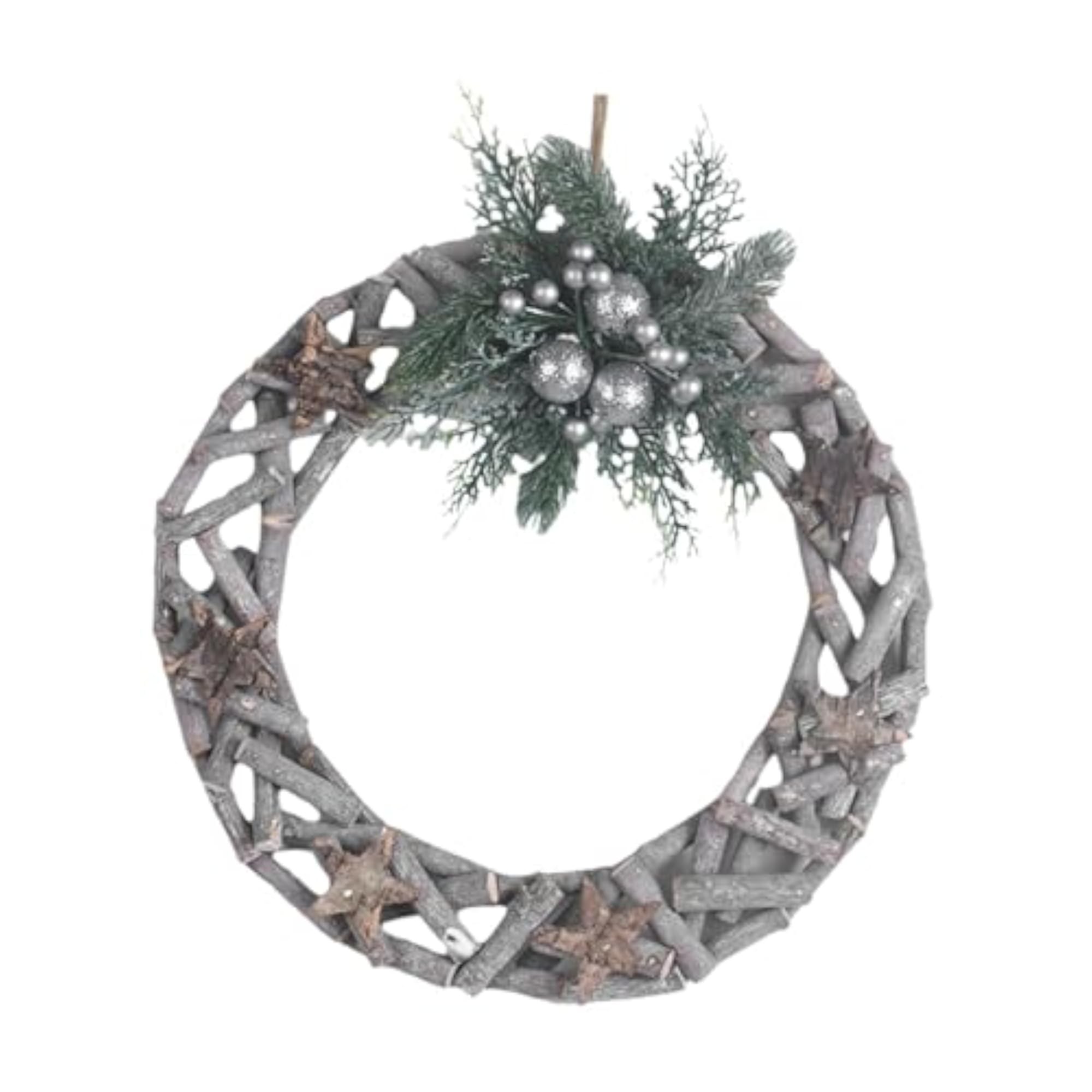 Wood Christmas Wreath for Home Decor