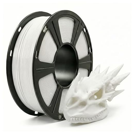 TEQStone PLA Filament 1.75mm Warm White 1KG Consistent Diameter +/-0.02mm Neatly Wound Spool 3D Printer PLA Basic Filament Vacuum Packaging