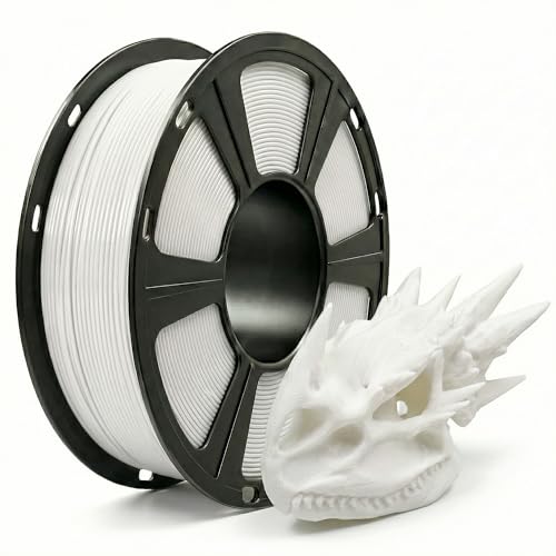 Image of PLA Filament 1.75mm Warm White 1KG Consistent Diameter + /-0.02mm Neatly Wound Spool 3D Printer PLA Basic Filament Vacuum Packaging