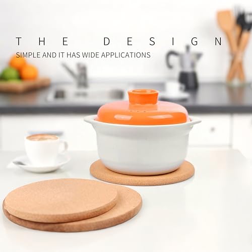4-Pcs-Cork-Trivets-for-Dishes63-Inch-Coasters-Hot-Pads-for-Kitchen-Heat-Resistant-Multifunctional-Cork-Board-Hot-Pads-for-Table-Countertop-63inch 4 Pcs Cork Trivets for Dishes63 Inch Coasters Hot Pads for Kitchen Heat Resistant Multifunctional Cork Board Hot Pads for Table Countertop 63inch