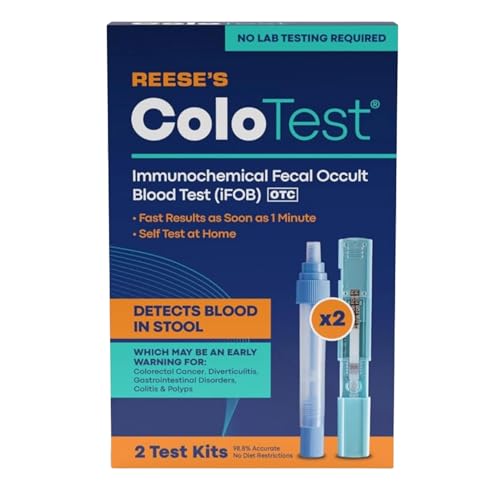 Reese's ColoTest, FIT Immunochemical Fecal Occult Blood Test Kit at