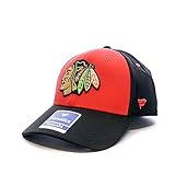Fanatics Chicago Blackhawks Red Iconic Stretch Fit Cap - NHL Kappe (ML)