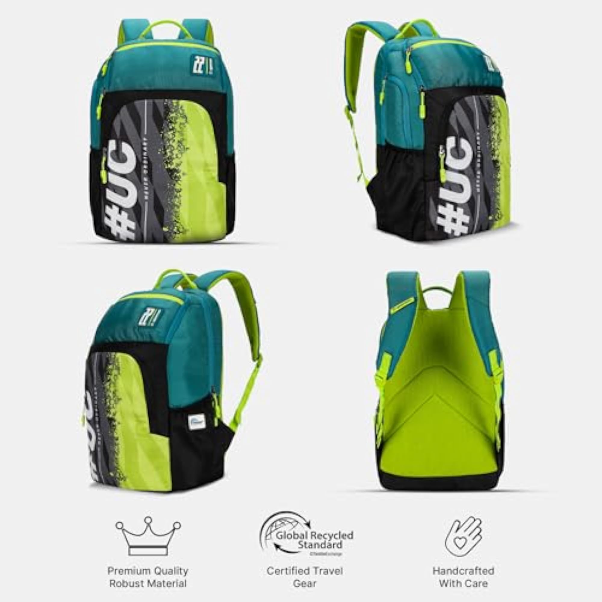 33L Campus School Bag with Double Compartment