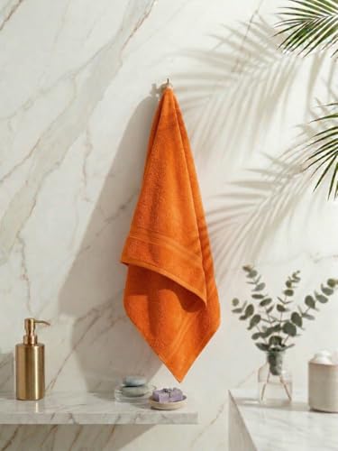 Image of Monte Carlo Essential 100% Cotton Bath Towel | 400 GSM Lightweight & Quick Dry | Soft Absorbent Large Towel 75x150 cm | Skin Friendly Daily Use Bathroom Towel for Men & Women (Jasper) | Oriole