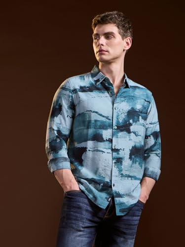 Image of THE BEAR HOUSE Men's Multi-Color Cotton Checked Flannel Overshirt