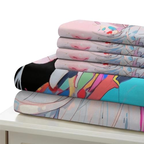 Parure de lit décorative anime de qualité supérieure avec housse de couette assortie - 6