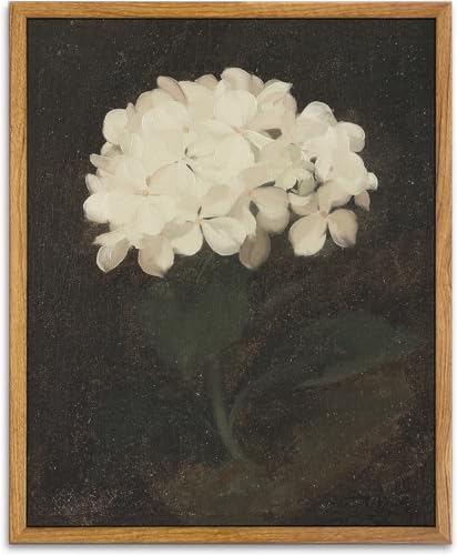 Toile murale encadrée florale pour créer un cocon de douceur