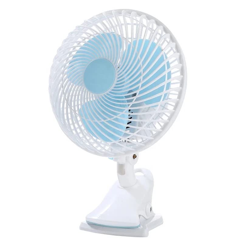 VIO® 8 Inch Electric Table Fan with Multiple Speed Settings Oscillation Rotating Static Features Portable Desktop Cooling Fan for Home or Office Use