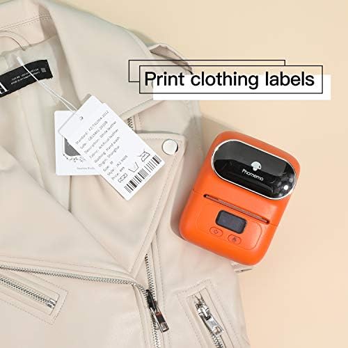 Phomemo Labels Multi-Purpose Square Self-Adhesive Label for Phomemo M110 M120 M220 M200 Label Printer,Phomemo M110 Labels-for Barcode,Name,Address,1.97"x3.15" (50x80mm),100 Labels/roll