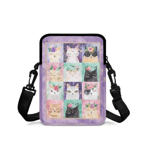 2 Layer Crossbody Bag Shoulder Waist Pouch Sling Bag Phone Wallet Purse for Men Women2