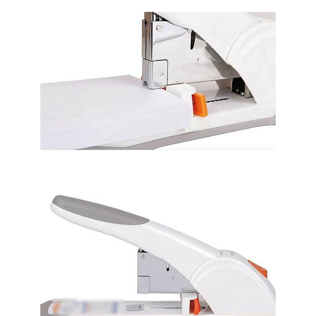CHICKEN Grapadoras Escritorio Grapador Pesca Resistente Grapadora Grapadora Ahorro de Mano de Obra Adecuada for Oficina Documento Encuadernación Práctica Oficina Suministros Blanco Grapadora De Papel