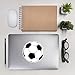 Soccer Ball Decal Large Vinyl Stickers Round Soccer Ball Sports High School College MLS Fans World Cup