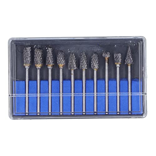 Set de 10 Fresas Rotatorias de Carburo de Tungsteno miniatura 1