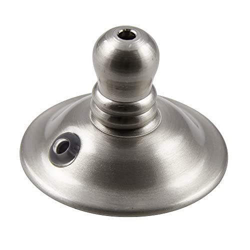 Kathy Ireland Home Brushed Steel Bowl Cap For Ceiling Fan Light Fixtures, 3-Pack #TOP5