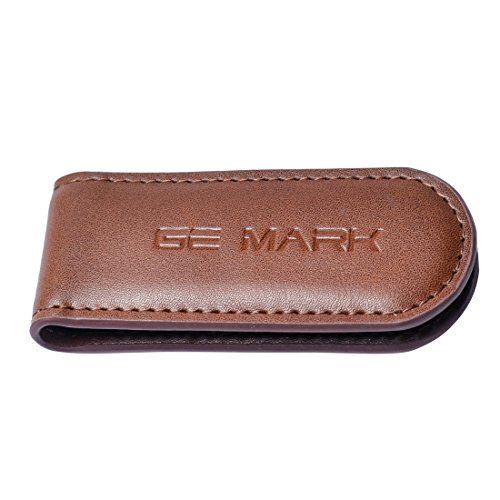 Leather Money Clip - Strong Magnets Holds 30 banknotes - for Men - Cash Leather Card Holder - Gift Box4
