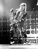 Bret Michaels - Poison 8'x10' B&W Concert Photograph