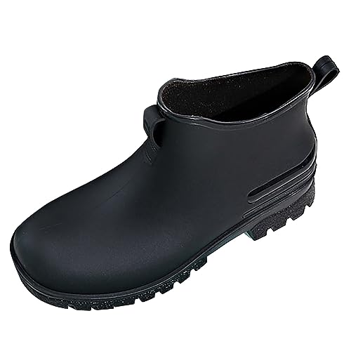 Botas de caña Alta de Goma Unisex Botines para Hombre Impermeable Antideslizante Gumischtifel Unisex Botas Impermeables Mujer Caucho Y Antideslizante Calzado Impermeable Tobillo Chelsea