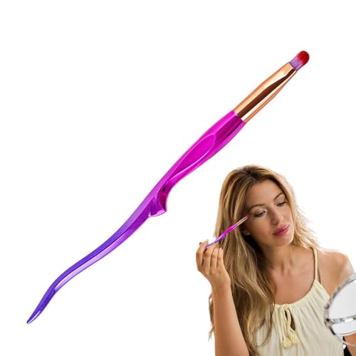 Cepillo de maquillaje multifuncional, cepillo cosmético multifunción: cepillo de contorno de maquillaje profesional para ojos | Shaper de cejas de cabeza plana, accesorios de teñido de far