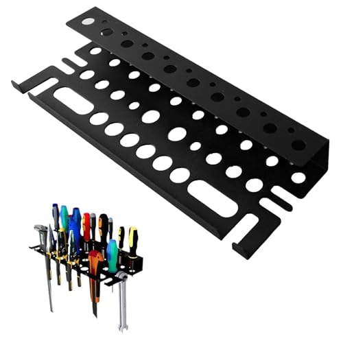 QINGYIWL Werkzeug Organizer für schraubenzieher, 40cm Werkbank Werkzeugständer Wandmontierter Werkzeug-Organizer Kleiner Werkzeug für Werkstatt, Schuppen, Garage, Zuhause