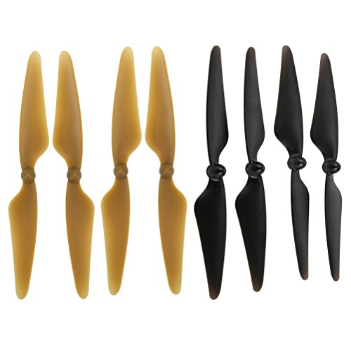 XiaoPengYo Spare Parts Propeller Blade for Bugs 3 B3 F100 F17 RC Quadcopter RC Drone (Black & Brown)
