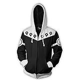 90% polyester 10% élasthanne Bulex Hommes Anime Japonais Cool Manches Longues Veste Bomber Zippée À Capuche Veste Collège
