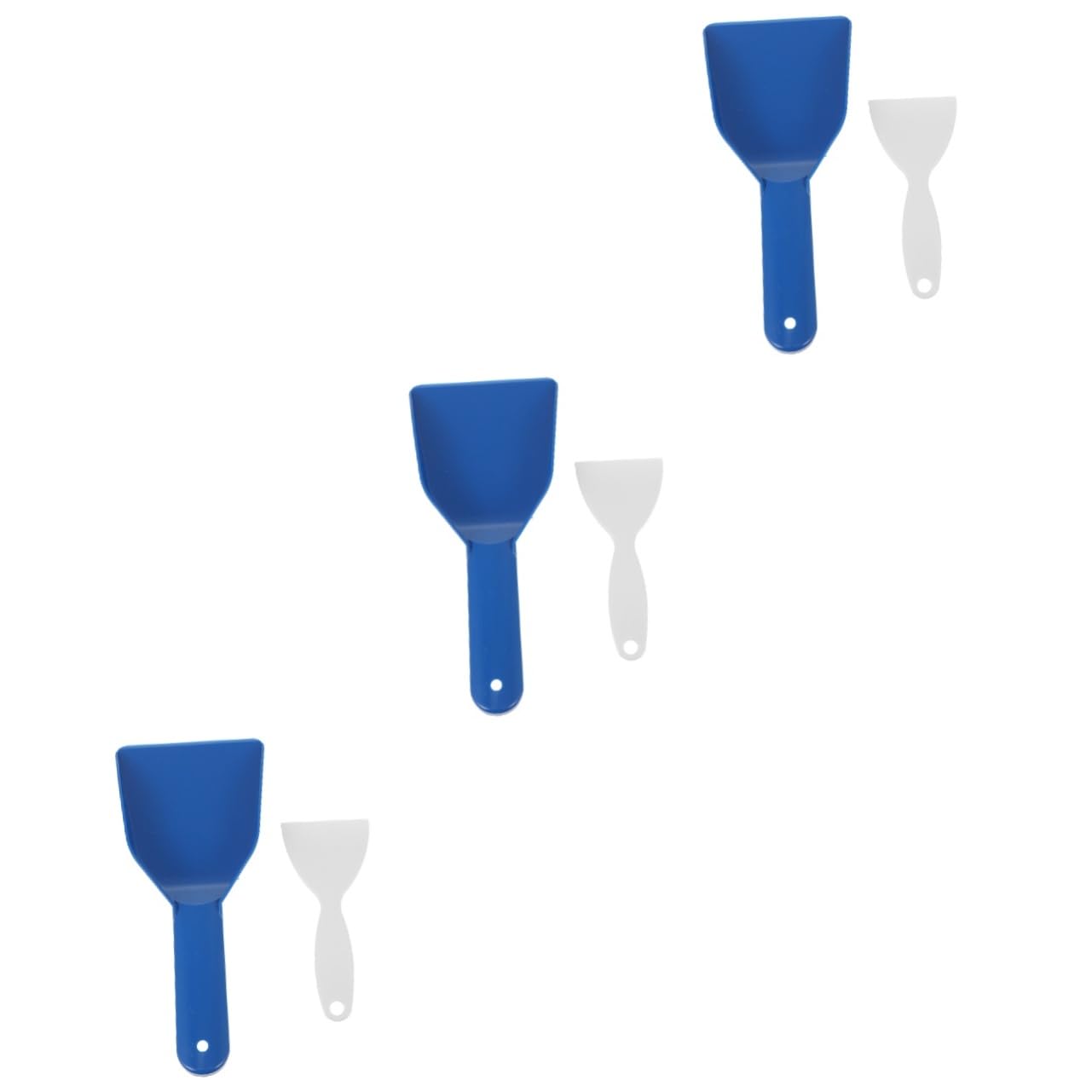 Didiseaon 6 pcs snow blower freezer frost remover handheld defroster Plastic Ice Shovel fridge ice scraper Cabinet Ice Removal Shovel Defrost Shovel car defroster thicken snow shovel pp